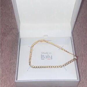 Gold Chain Bracelet - Classic Curb Link